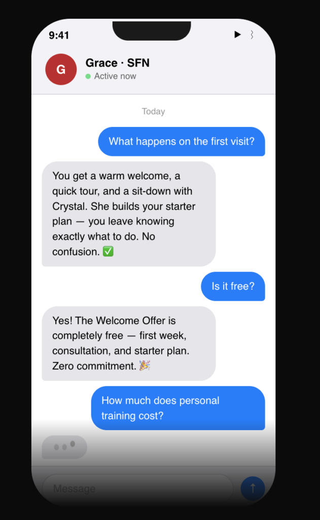Specialized Fitness & Nutrition - IA chat